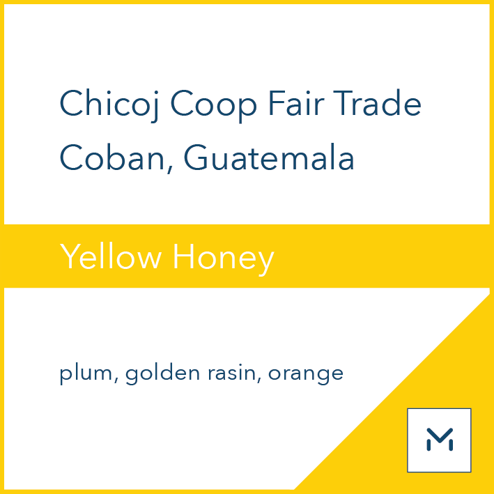 Coffee Bean - Chicoj Coop Fair Trade Coban Guatemala( Yellow Honey)