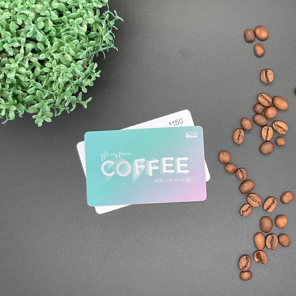 eCup 實體版咖啡禮物卡